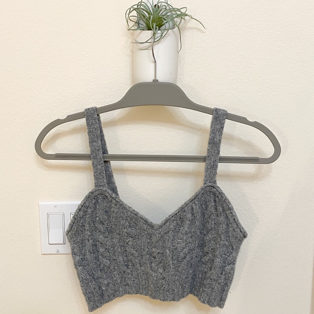 Free People knit crop top